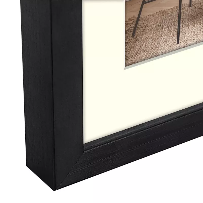Cornice singola ZEP V4557B nero legno 150x205mm