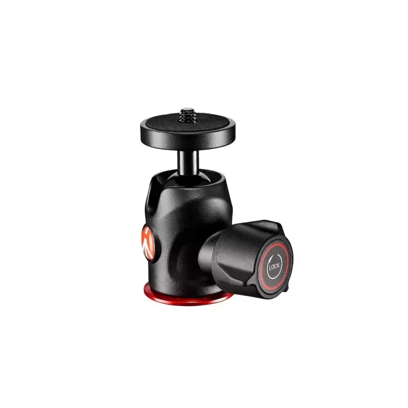 Testa per treppiede Manfrotto 492 Centre testa a sfera nero rosso 1/4