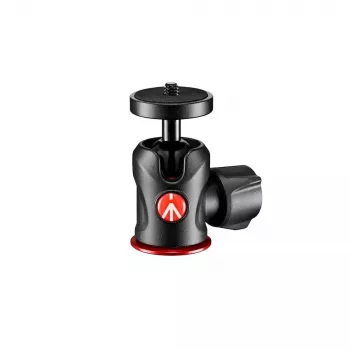 Testa per treppiede Manfrotto 492 Centre testa a sfera nero rosso 1/4
