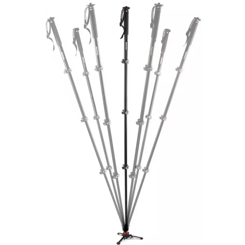 Monopiede Manfrotto MVMXPRO500 alluminio nero