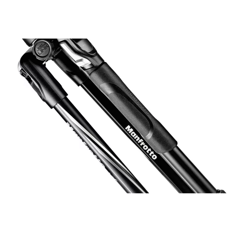 Treppiede Manfrotto MKBFRLA4BK-BH 3 gambe nero argento