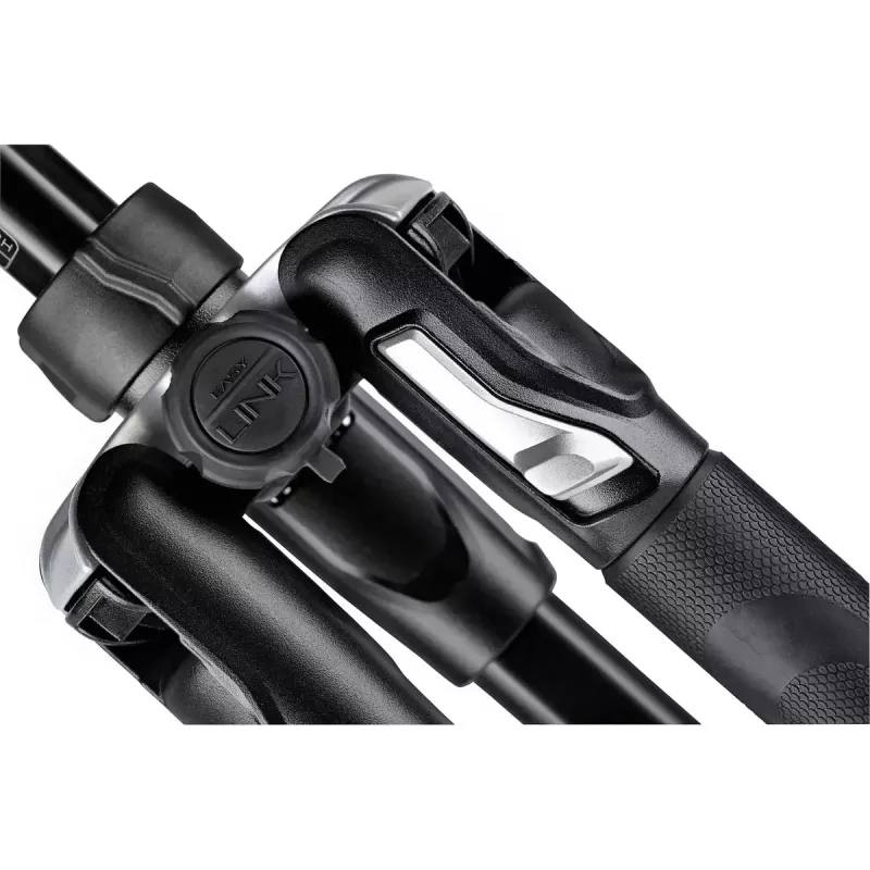 Treppiede Manfrotto MKBFRLA4BK-BH 3 gambe nero argento