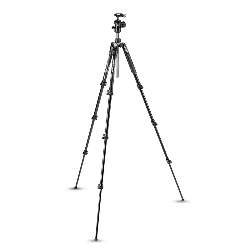 Treppiede Manfrotto MKBFRLA4BK-BH 3 gambe nero argento