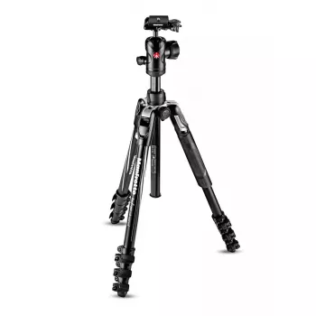 Treppiede Manfrotto MKBFRLA4BK-BH 3 gambe nero argento