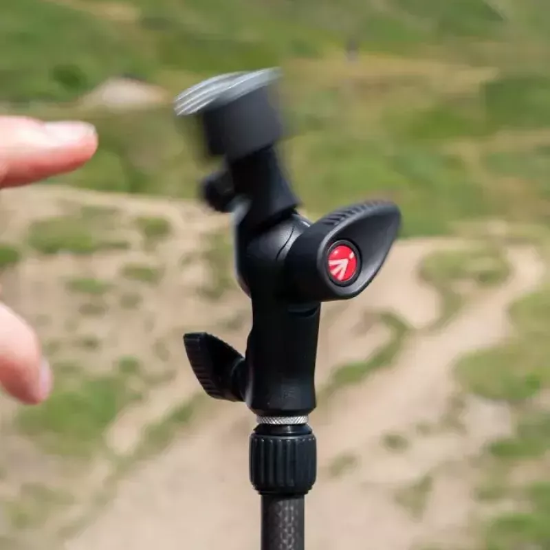 Manfrotto MLH1HS-2 testa inclinabile con slitta a freddo, snodo per luce e supporto ombrello