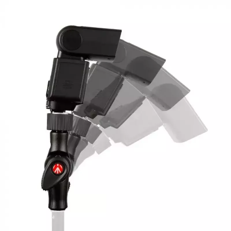 Manfrotto MLH1HS-2 testa inclinabile con slitta a freddo, snodo per luce e supporto ombrello