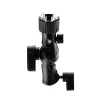 Manfrotto MLH1HS-2 testa inclinabile con slitta a freddo, snodo per luce e supporto ombrello