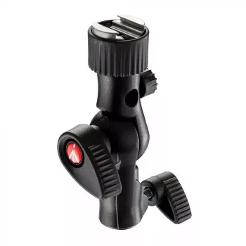 Manfrotto MLH1HS-2 testa inclinabile con slitta a freddo, snodo per luce e supporto ombrello