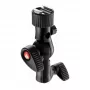 Manfrotto MLH1HS-2 testa inclinabile con slitta a freddo, snodo per luce e supporto ombrello