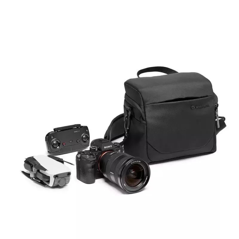 Borsa a tracolla Manfrotto MB MA3-SB-L nera compatibilità universale