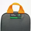 Borsa Lowepro GearUp Pouch Mini nylon poliestere ripstop grigia arancione