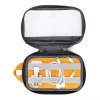 Borsa Lowepro GearUp Pouch Mini nylon poliestere ripstop grigia arancione