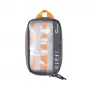 Borsa Lowepro GearUp Pouch Mini nylon poliestere ripstop grigia arancione