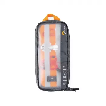 Borsa Lowepro Pouch Medium GearUp GL LP37139-GRL nylon ripstop poliestere arancione grigia 280x45x140mm