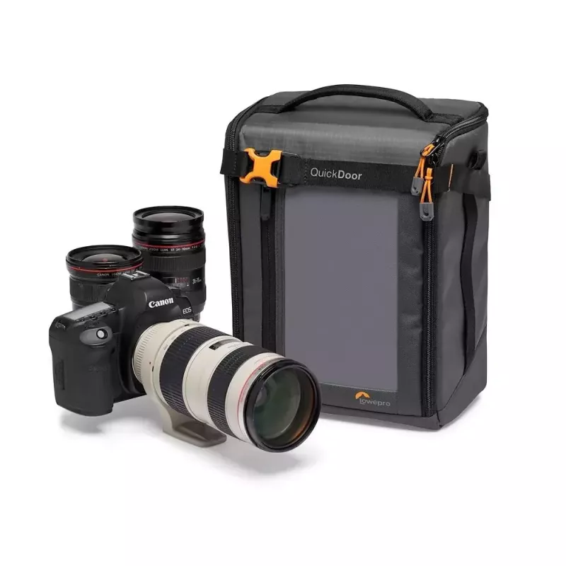 Borsa compatta Lowepro GearUp Creator Box XL II nera grigia
