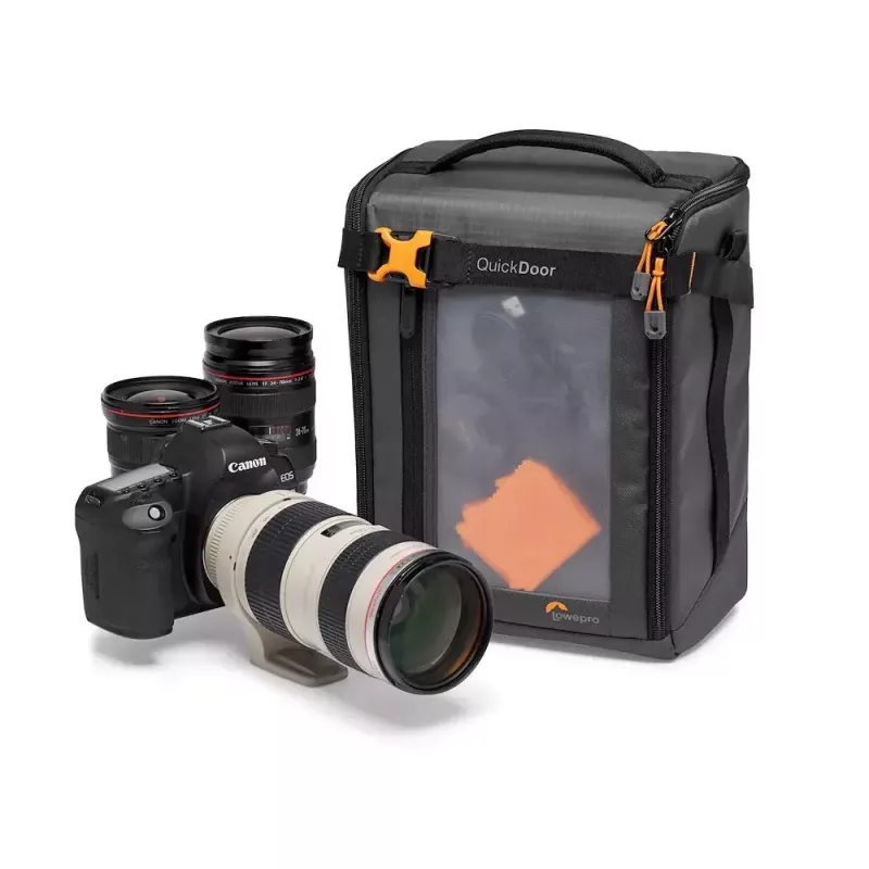 Borsa compatta Lowepro GearUp Creator Box XL II nera grigia