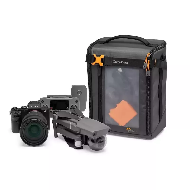 Borsa compatta Lowepro GearUp Creator Box XL II nera grigia