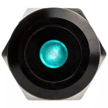 Interruttore/pulsante antieffrazione DimasTech 22mm Blackline Dot RGB PD219