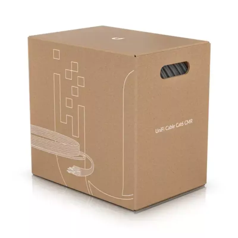 Cavo di rete Ubiquiti U-Cable-C6-CMP U/UTP Cat6 305 m bianco