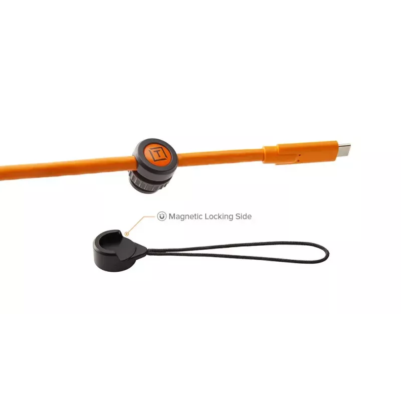 Fermacavo Tether Tools TetherGuard TG020 universale nero arancione 2 pz.