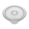 Grip PopSockets PlantCore di Popsockets — grip universale per telefono, grigio traslucido, 38,8 × 7,7 mm