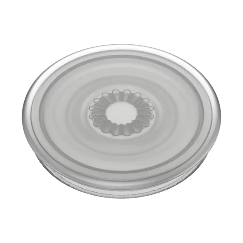Grip PopSockets PlantCore di Popsockets — grip universale per telefono, grigio traslucido, 38,8 × 7,7 mm