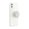 Grip PopSockets PlantCore di Popsockets — grip universale per telefono, grigio traslucido, 38,8 × 7,7 mm