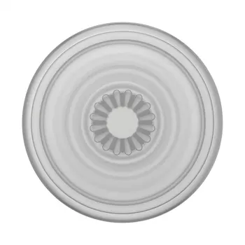 Grip PopSockets PlantCore di Popsockets — grip universale per telefono, grigio traslucido, 38,8 × 7,7 mm