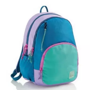 Zaino Miquelrius Triple Oslo Recycled, 27 L, 3 scomparti, viola
