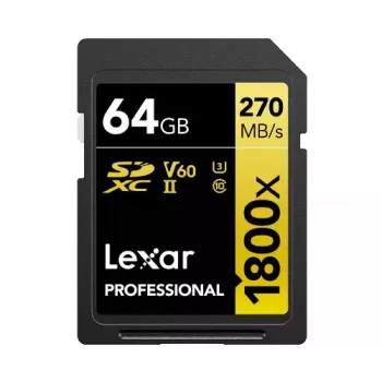 Scheda di memoria Lexar 64 GB SDXC UHS-II LSD1800064G-BNNNG