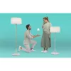 Lampada da tavolo Newgarden LOLA slim 30 2 W LED ottone