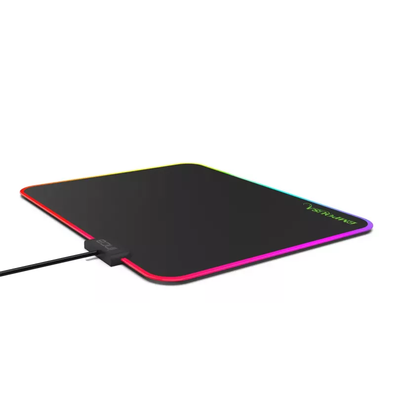 Tappetino per mouse gaming Inca IMP-024 nero monocromatico