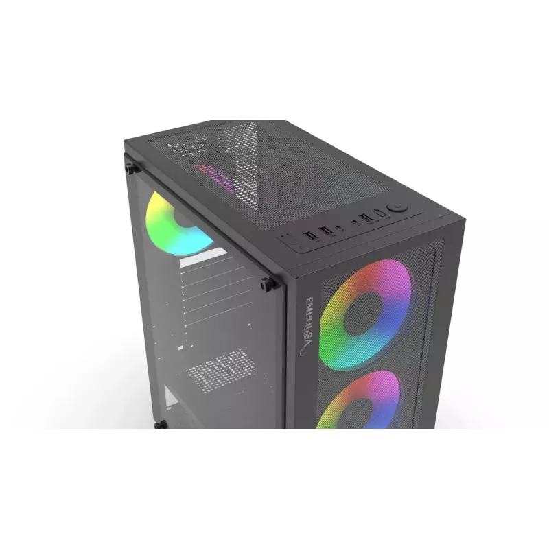 Case PC Inca EMG-15XN Midi Tower nero