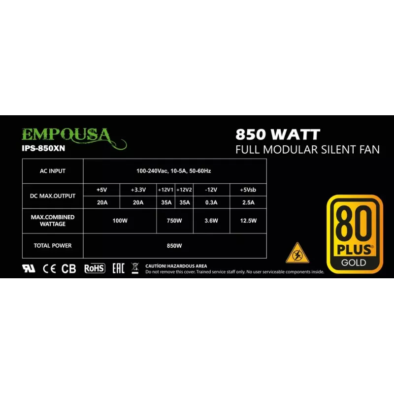 Alimentatore Inca IPS-850XN 850 W