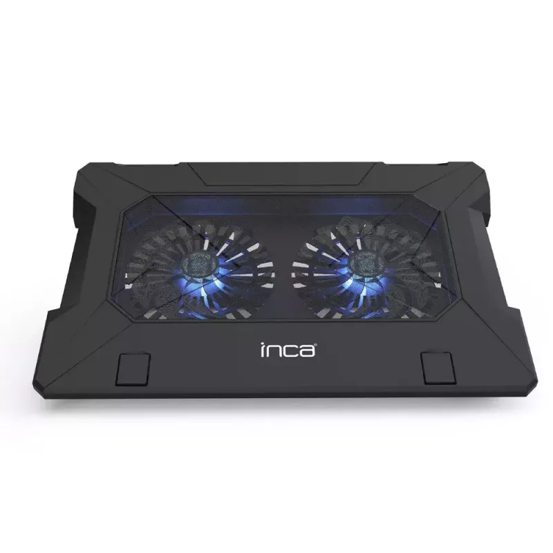 Base di raffreddamento per laptop Inca INC-321RX 43,2 cm 2 ventole nero