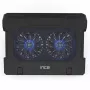 Base di raffreddamento per laptop Inca INC-321RX 43,2 cm 2 ventole nero