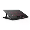 Base di raffreddamento per laptop Inca INC-601GMS 43,2 cm 6 ventole USB nero