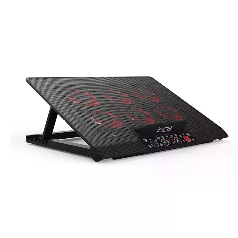 Base di raffreddamento per laptop Inca INC-601GMS 43,2 cm 6 ventole USB nero