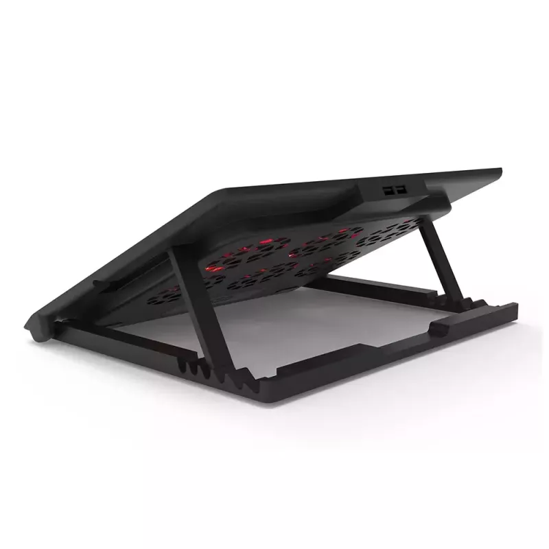 Base di raffreddamento per laptop Inca INC-601GMS 43,2 cm 6 ventole USB nero