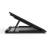 Base di raffreddamento per laptop Inca INC-601GMS 43,2 cm 6 ventole USB nero