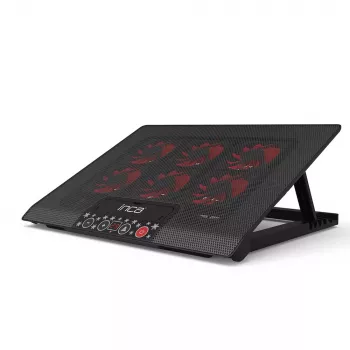 Base di raffreddamento per laptop Inca INC-601GMS 43,2 cm 6 ventole USB nero