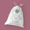 Sacchetti per rifiuti BRABANTIA 100253 per cestino da 3 L, bianco, plastica, 40 pezzi