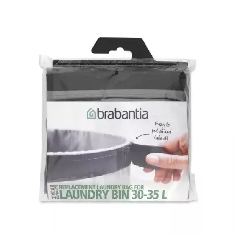Cesto portabiancheria Brabantia 102325 grigio 400x400x600 mm