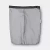 Cesto portabiancheria Brabantia 102387 55L ovale cotone grigio