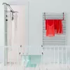 Stendibiancheria con clip appendiabiti Brabantia 102769 nero argento 710 mm