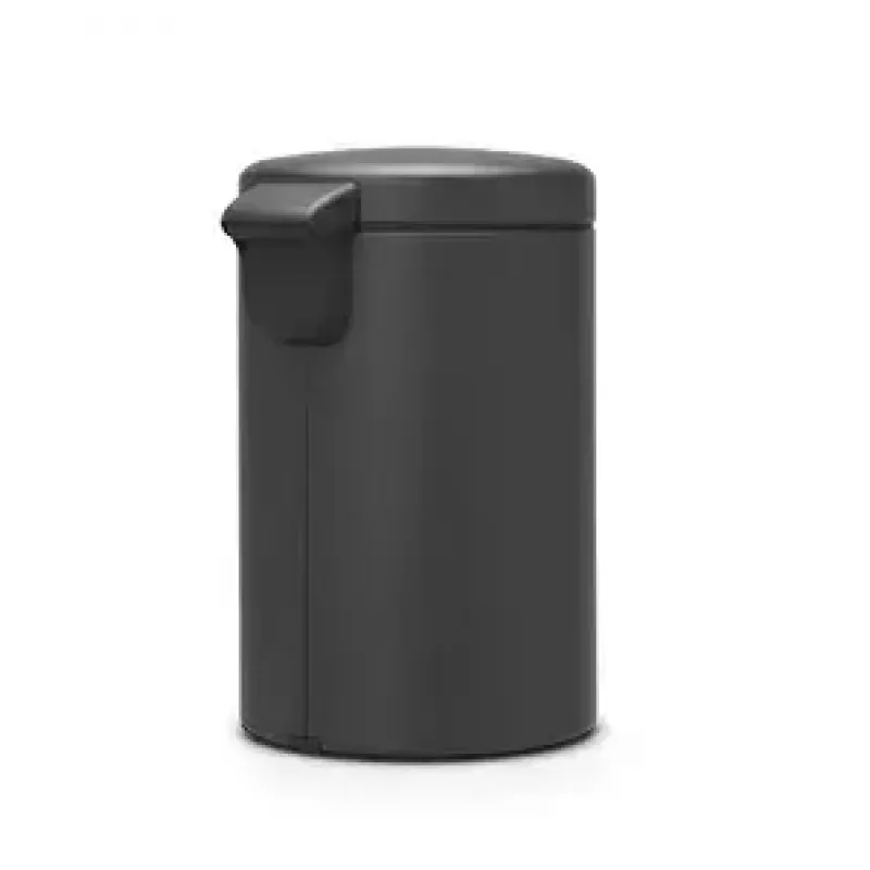 Pattumiera Brabantia 114182 20L rotonda in plastica grigia