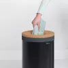 Cesto portabiancheria Brabantia 120008 35L rotondo nero