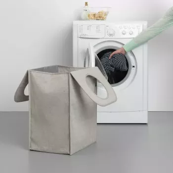 Cesto portabiancheria Brabantia 120367 55L rettangolare grigio