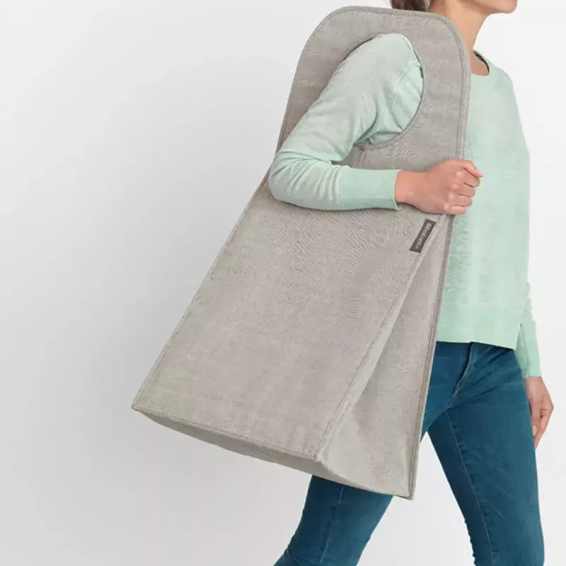 Cesto portabiancheria Brabantia 120367 55L rettangolare grigio