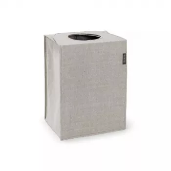 Cesto portabiancheria Brabantia 120367 55L rettangolare grigio